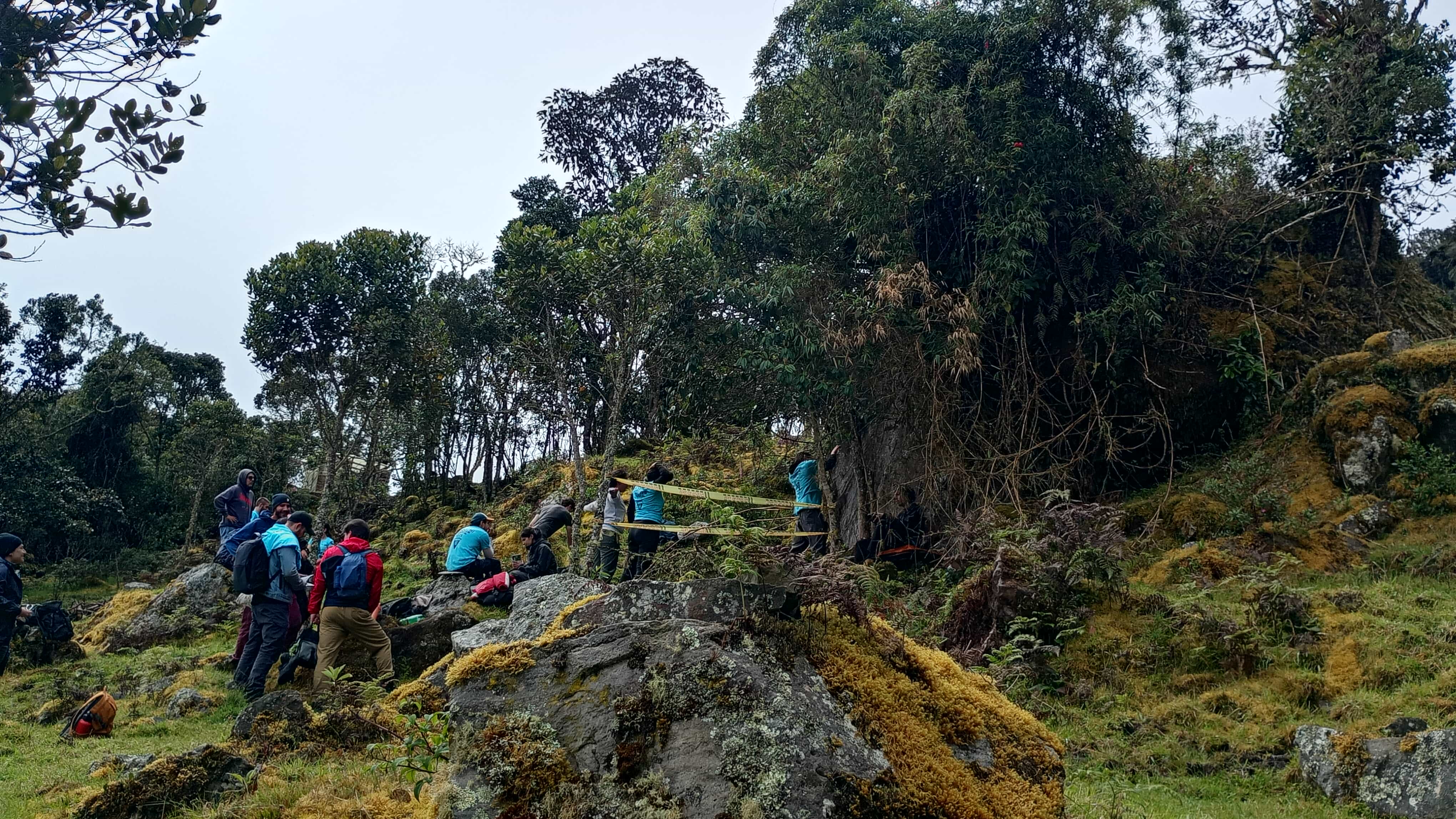 Zona de boulder en El Higuerón