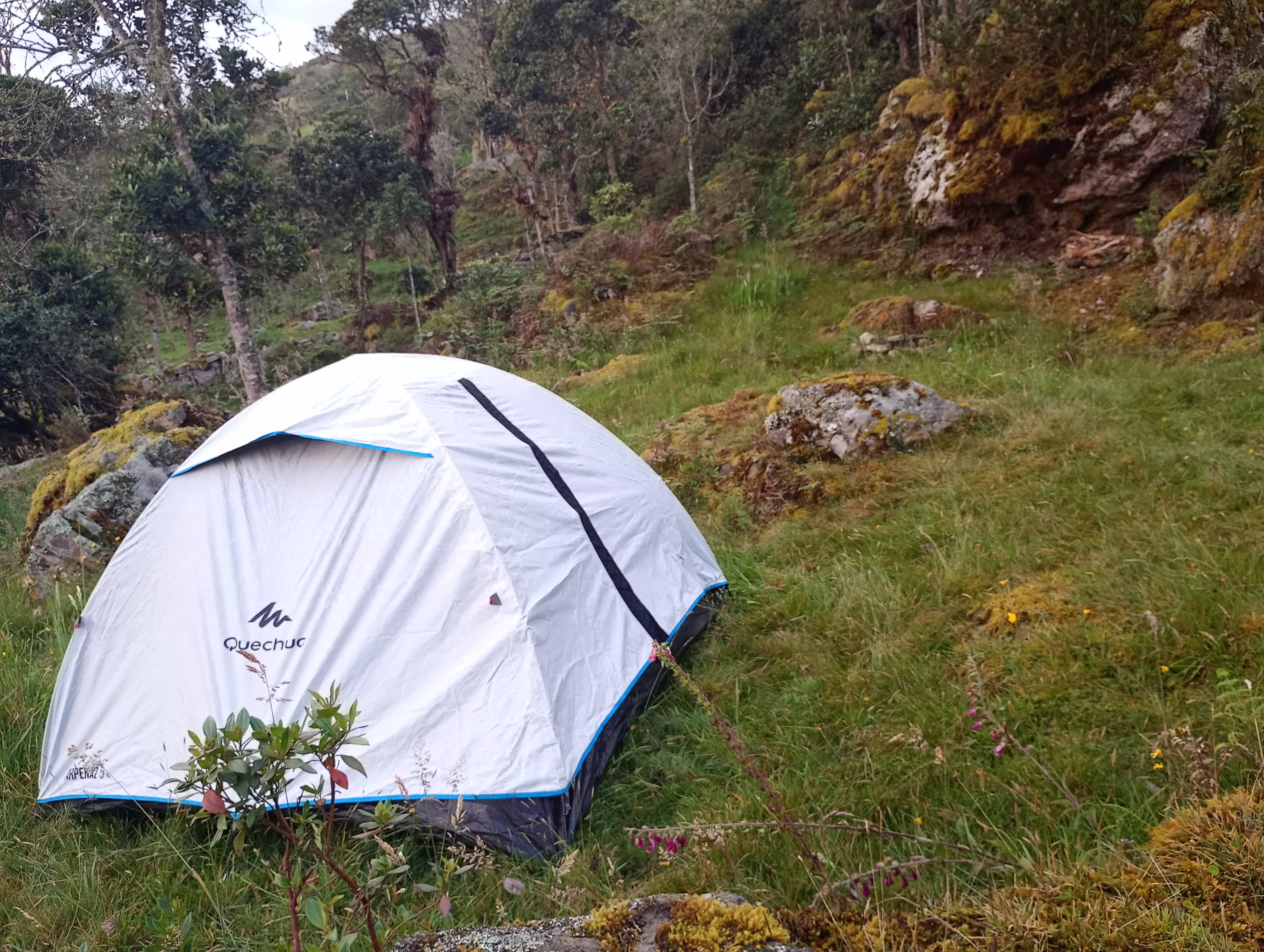 Atardecer en el camping
